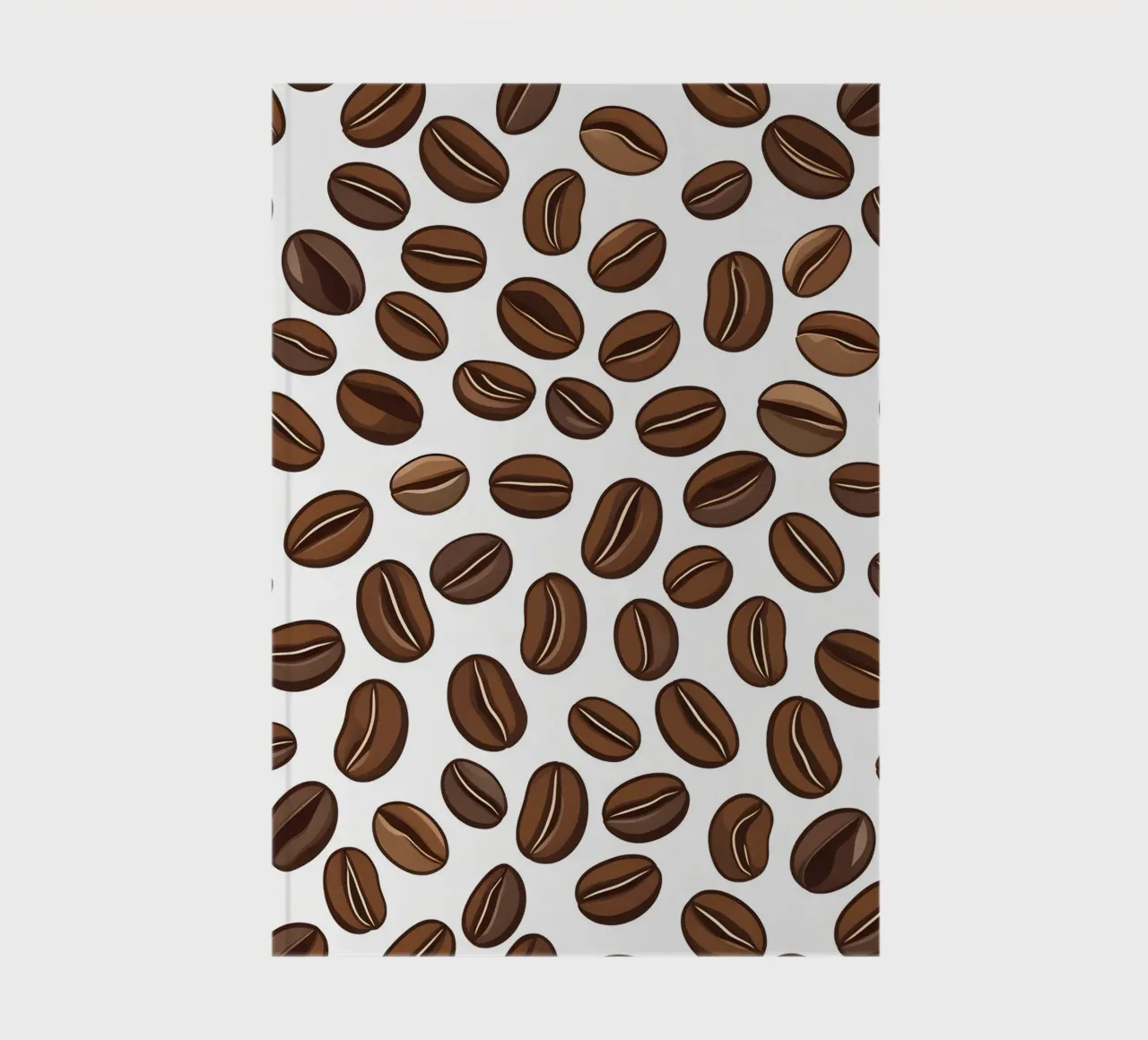 Coffee beans pattern notebook by LIFESTYLE OBJECTS
