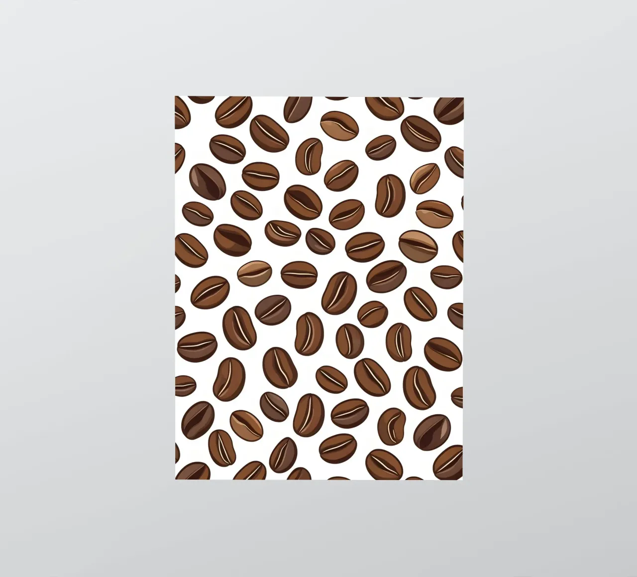 Coffee beans pattern sticker by LIFESTYLE OBJECTS