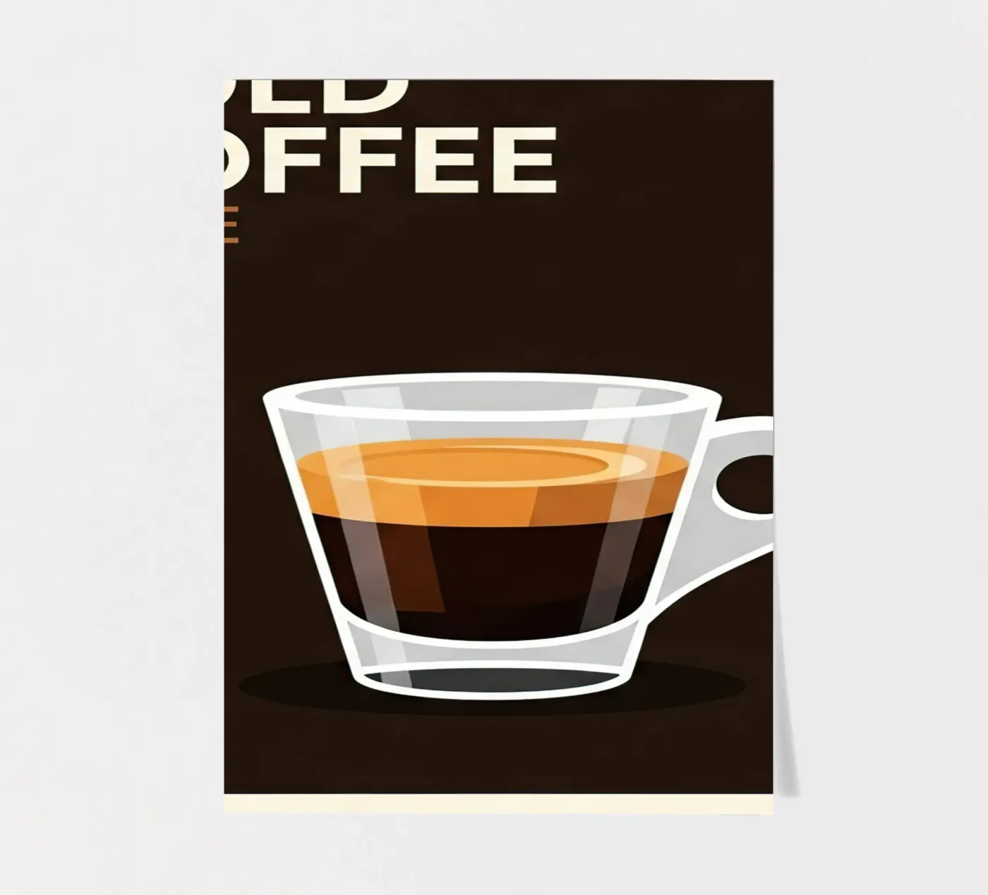 espresso Stickerbogen von LIFESTYLE OBJECTS