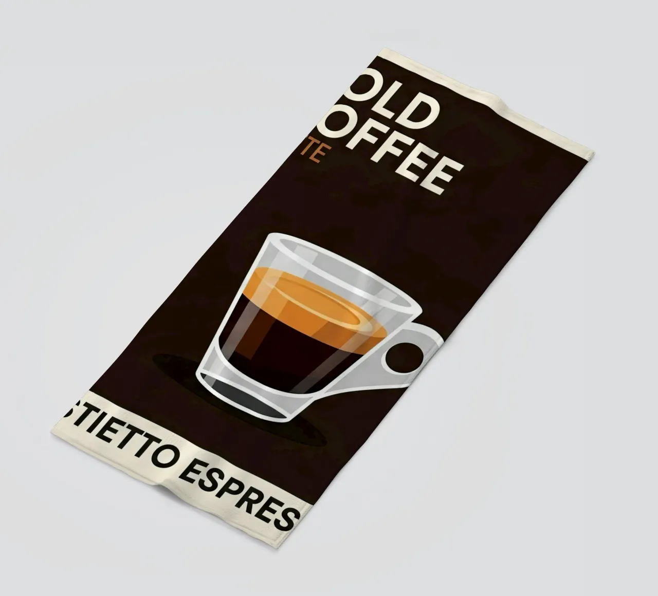 espresso Strandtuch von LIFESTYLE OBJECTS