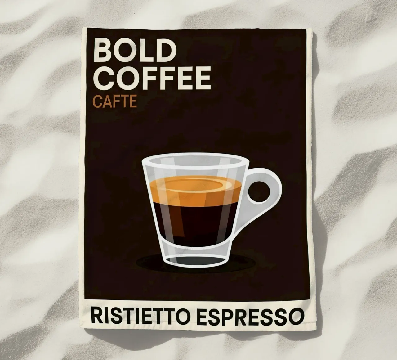 ristretto espresso telo mare da LIFESTYLE OBJECTS