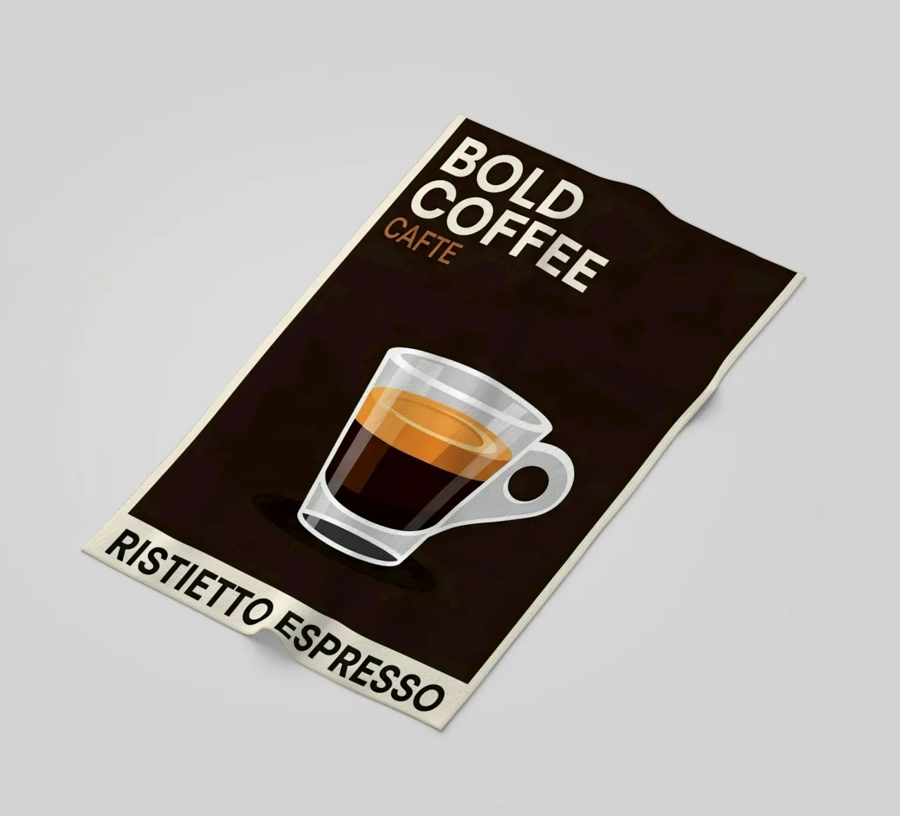 espresso Strandtuch von LIFESTYLE OBJECTS