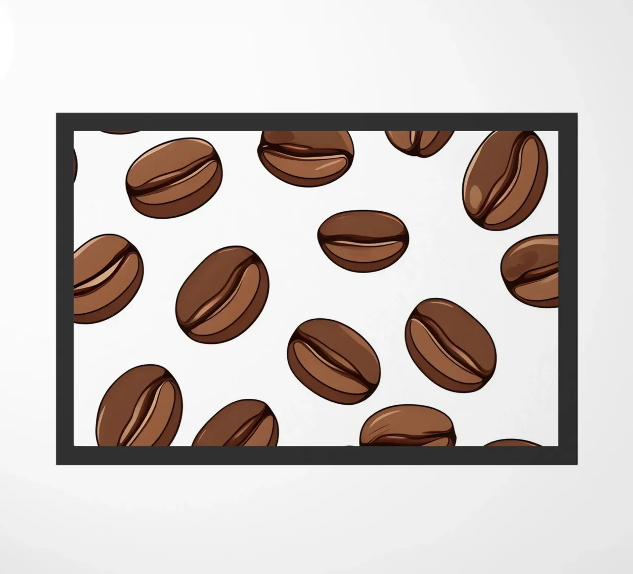 Coffee beans pattern doormat by LIFESTYLE OBJECTS