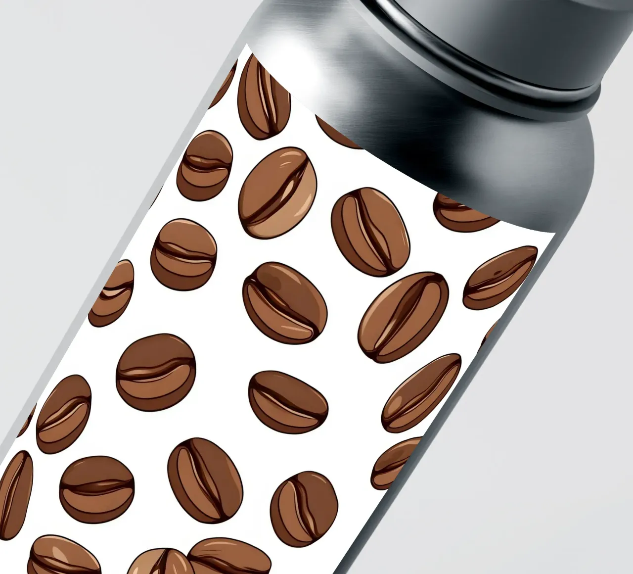 Coffee beans pattern sticker by LIFESTYLE OBJECTS