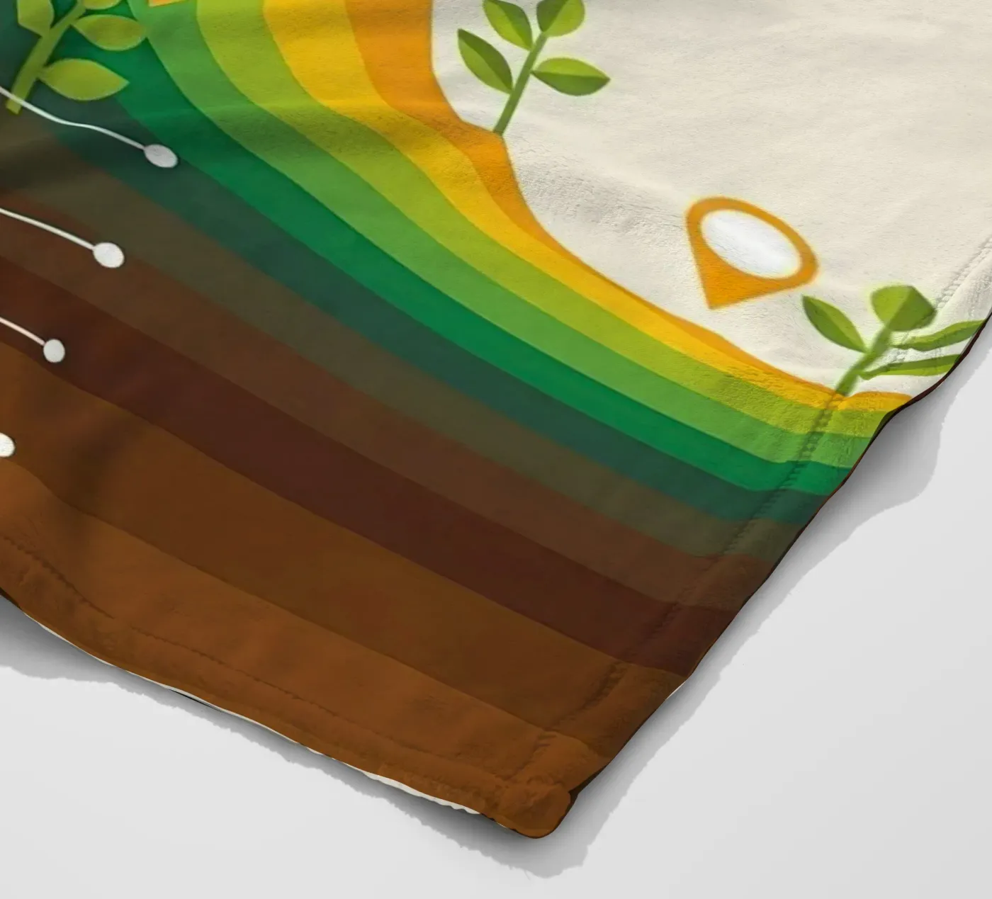 coffee altitude infographic fleece blanket by LIFESTYLE OBJECTS