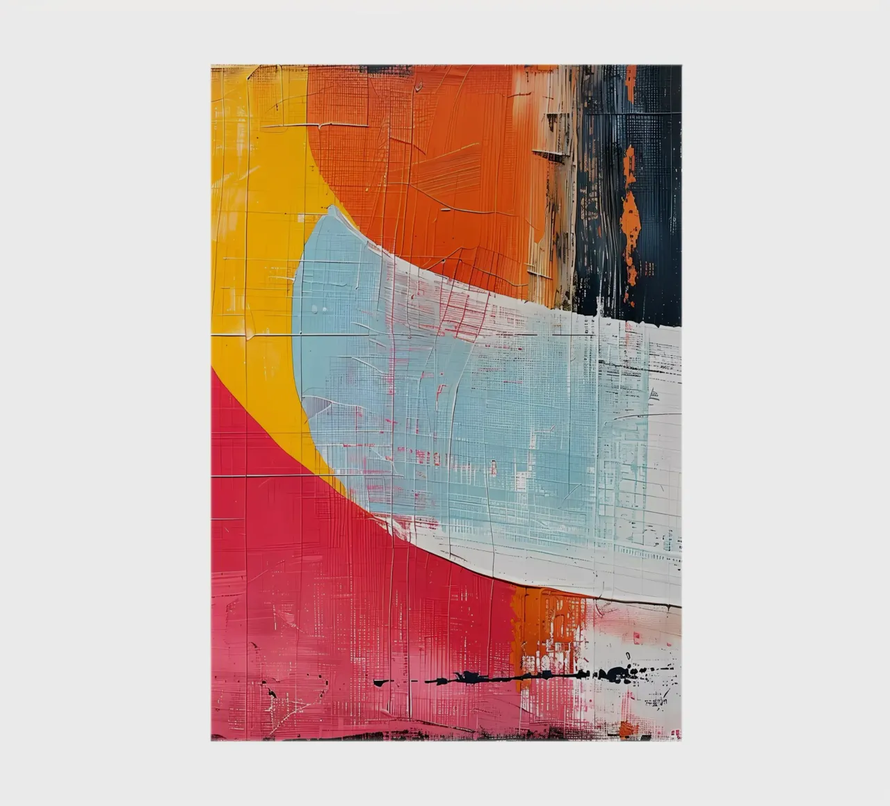 Abstract boho red notebook by LaylaOzHome