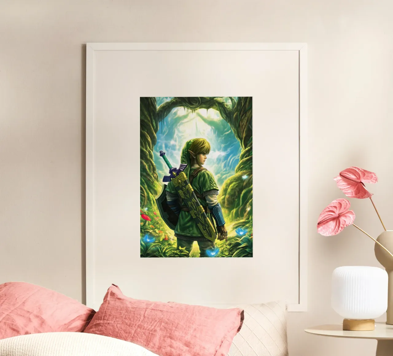 Link La leggenda di Zelda Videogioco poster da Fleur de Lys