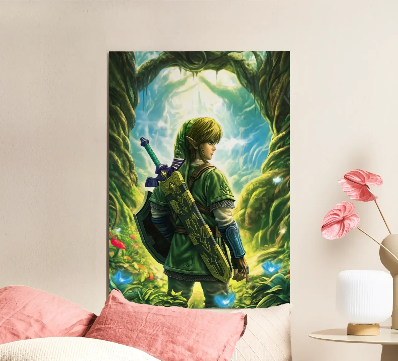 Link La leggenda di Zelda Videogioco poster da Fleur de Lys