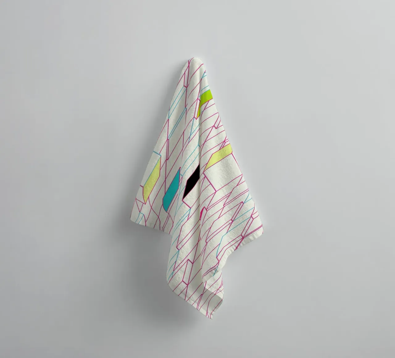 Upsidedown II towel by Metron