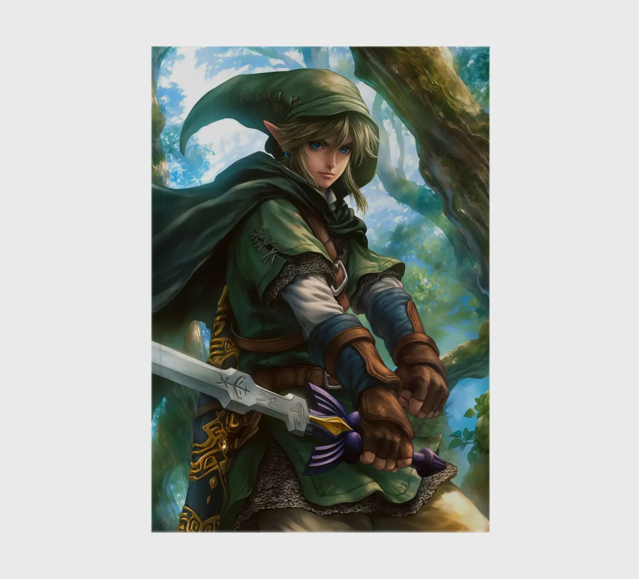 Link The Legend of Zelda Video Game notebook by Fleur de Lys