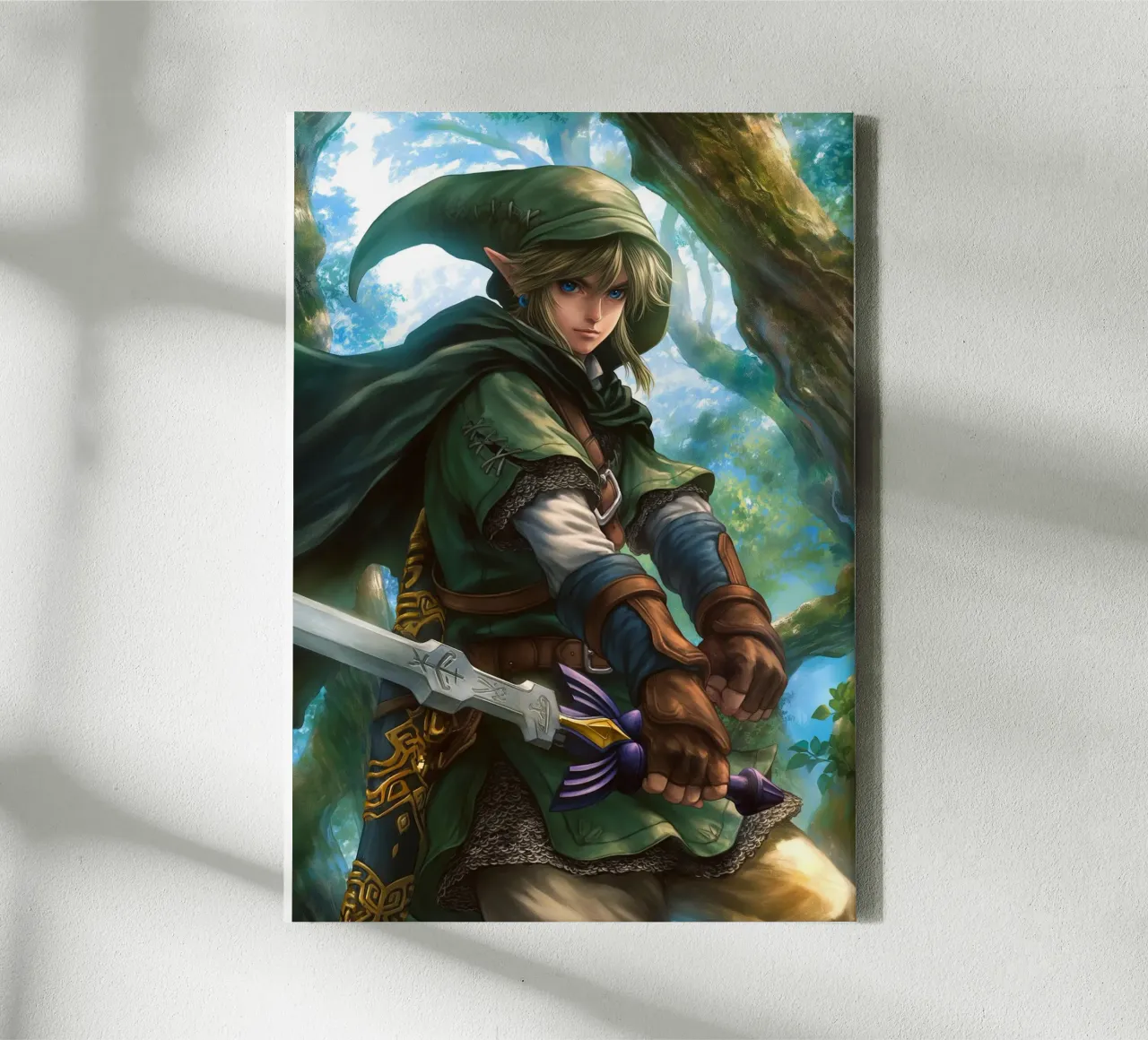 Link La leggenda di Zelda Videogioco tela con Cornice a cassetta da Fleur de Lys