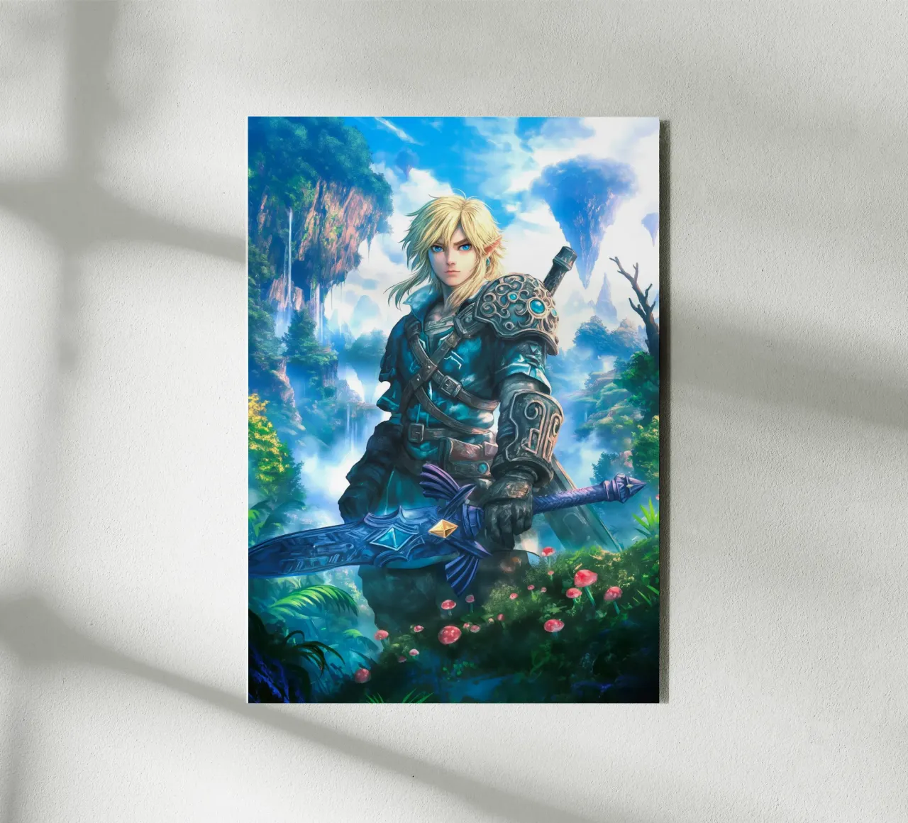 Link La Leyenda de Zelda Videojuego placa de forex de Fleur de Lys