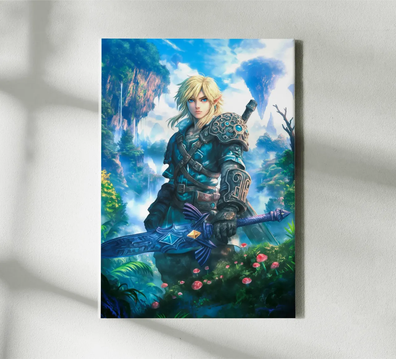 Link La leggenda di Zelda Videogioco tela con Cornice a cassetta da Fleur de Lys