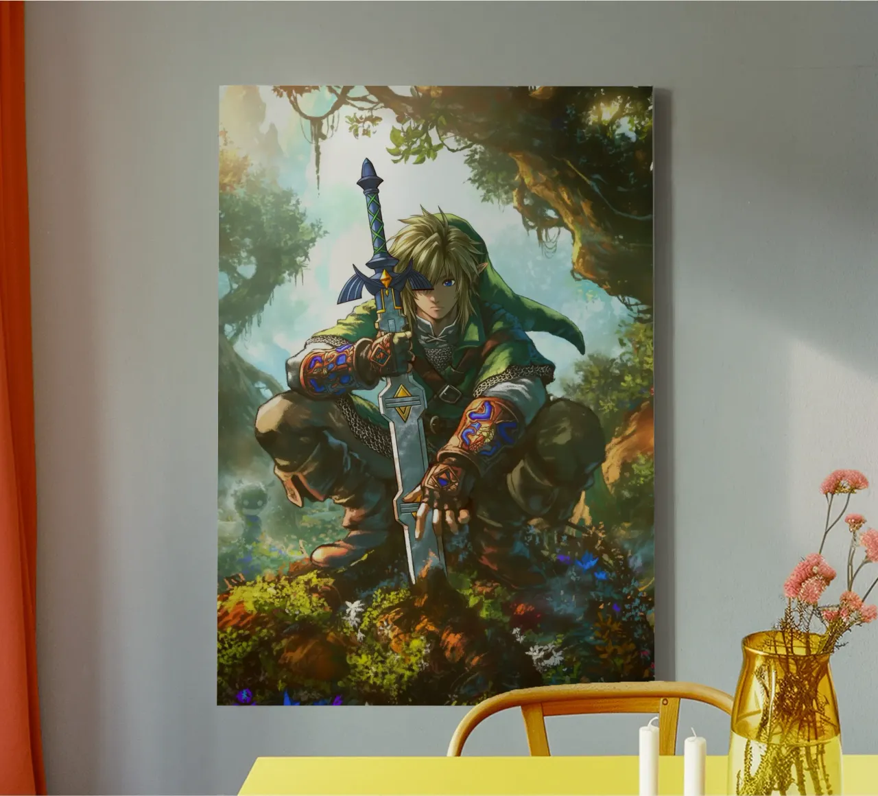 Link La leggenda di Zelda Videogioco tela con Cornice a cassetta da Fleur de Lys
