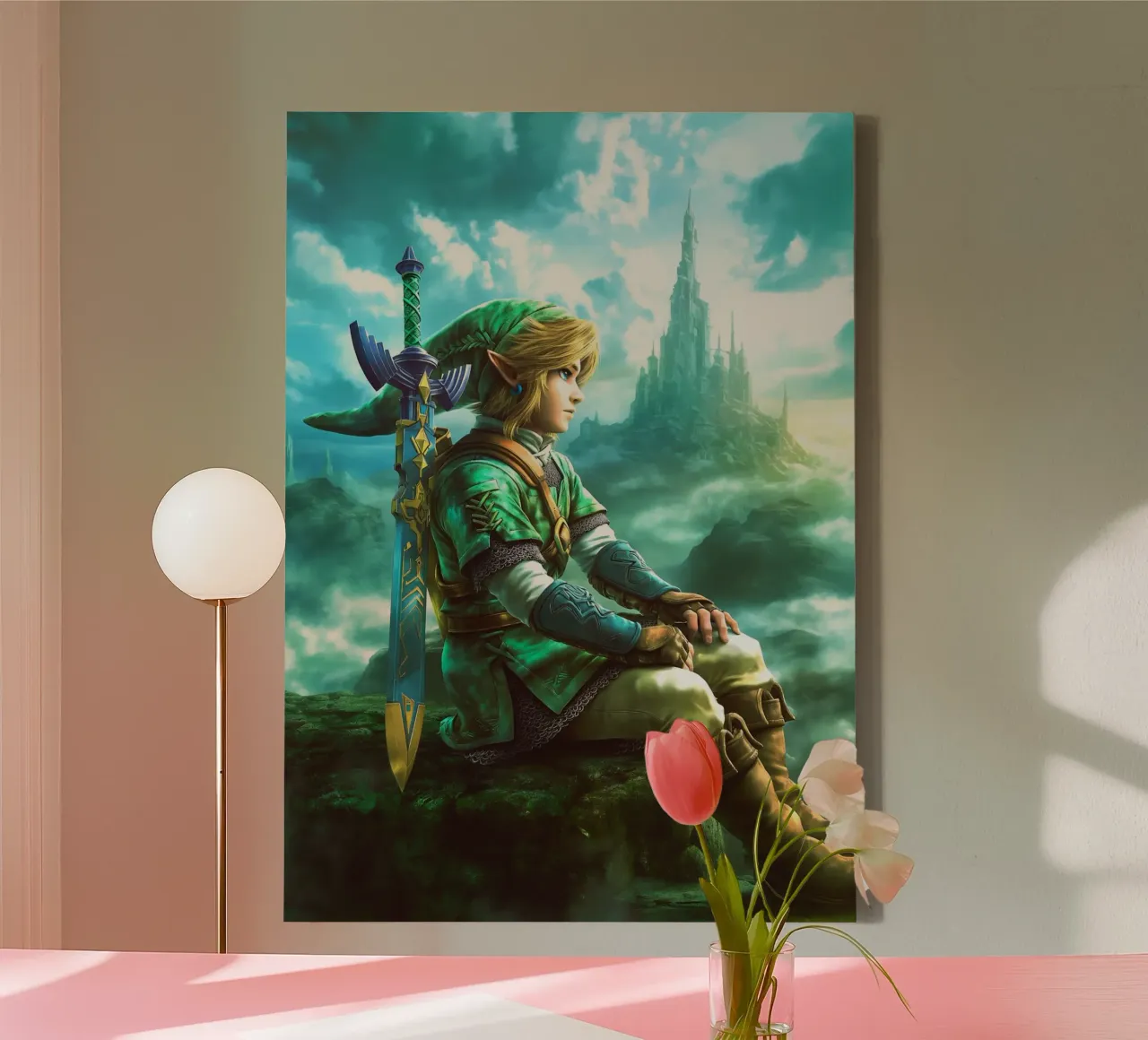 Link La leggenda di Zelda Videogioco tela con Cornice a cassetta da Fleur de Lys