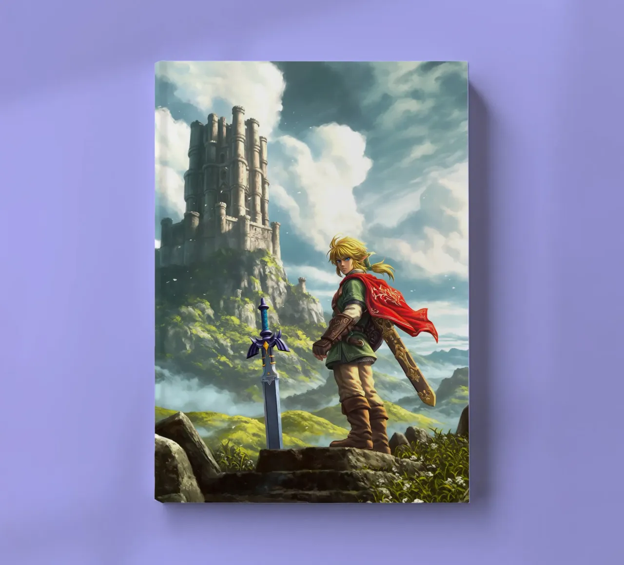 Link The Legend of Zelda Video Game notebook by Fleur de Lys