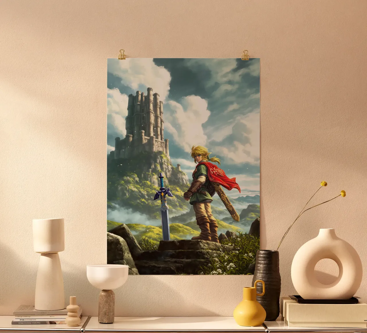Link La leggenda di Zelda Videogioco poster da Fleur de Lys