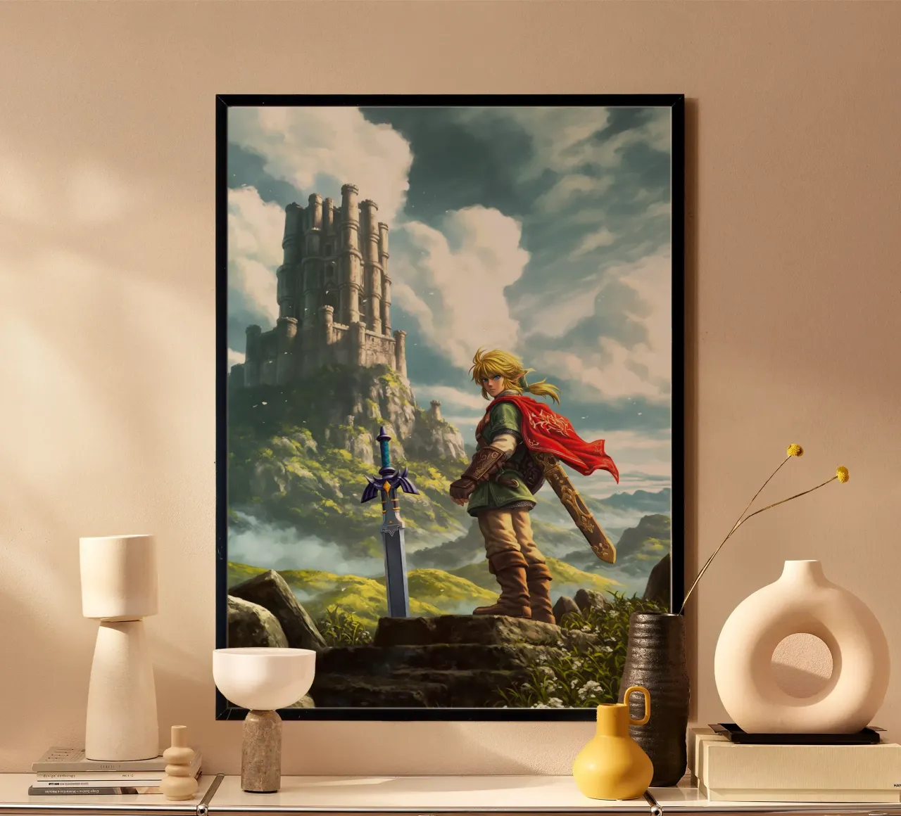 Link La leggenda di Zelda Videogioco poster da Fleur de Lys