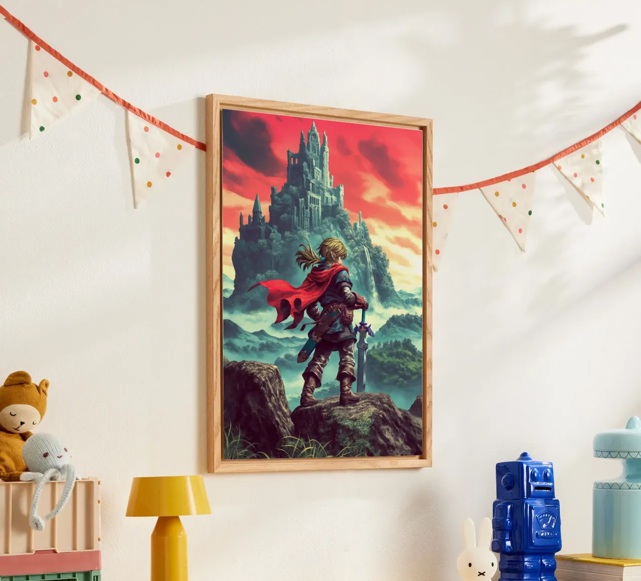 Link La Leyenda de Zelda Videojuego metacrilato de Fleur de Lys