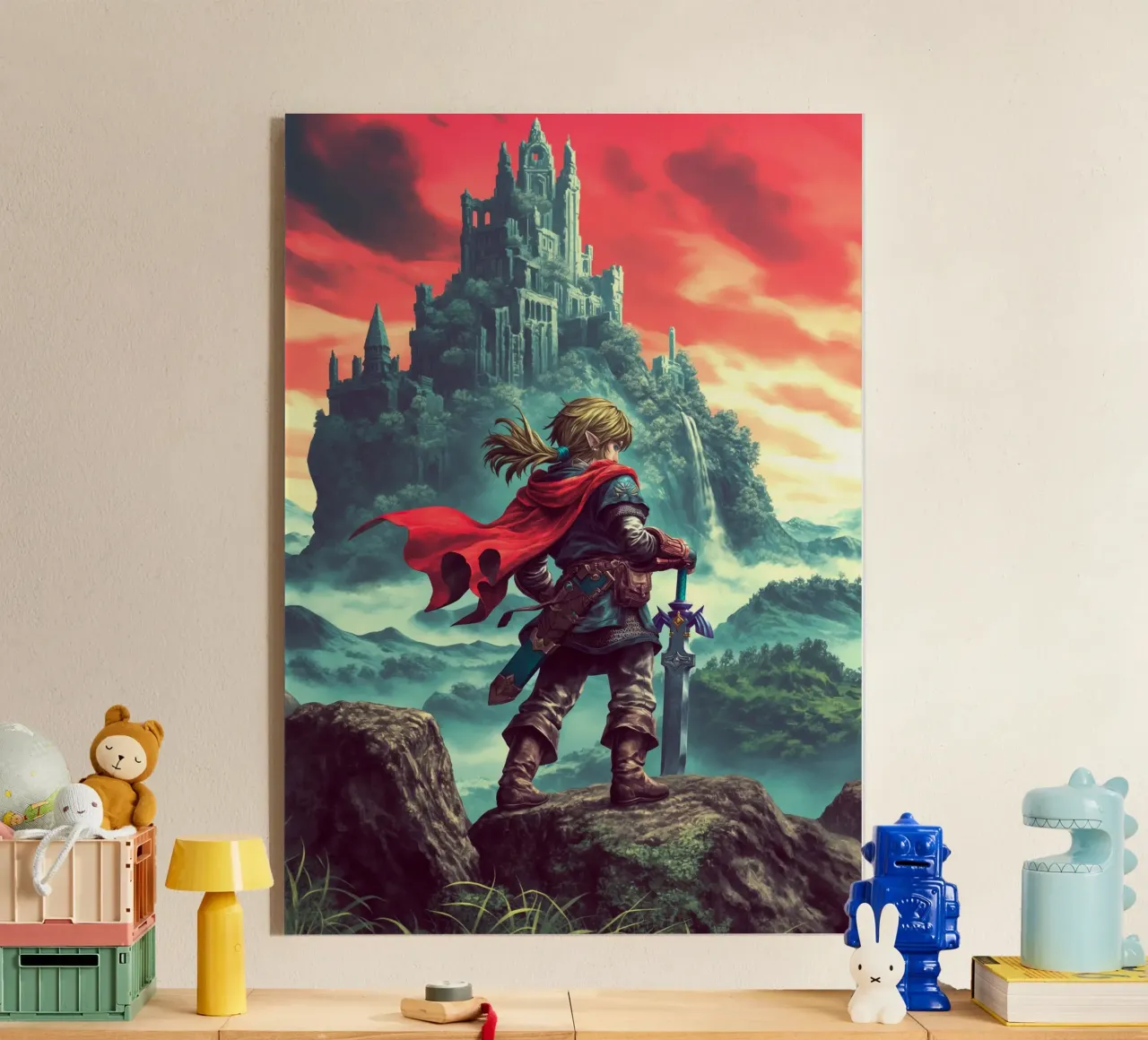 Link La Leyenda de Zelda Videojuego metacrilato de Fleur de Lys