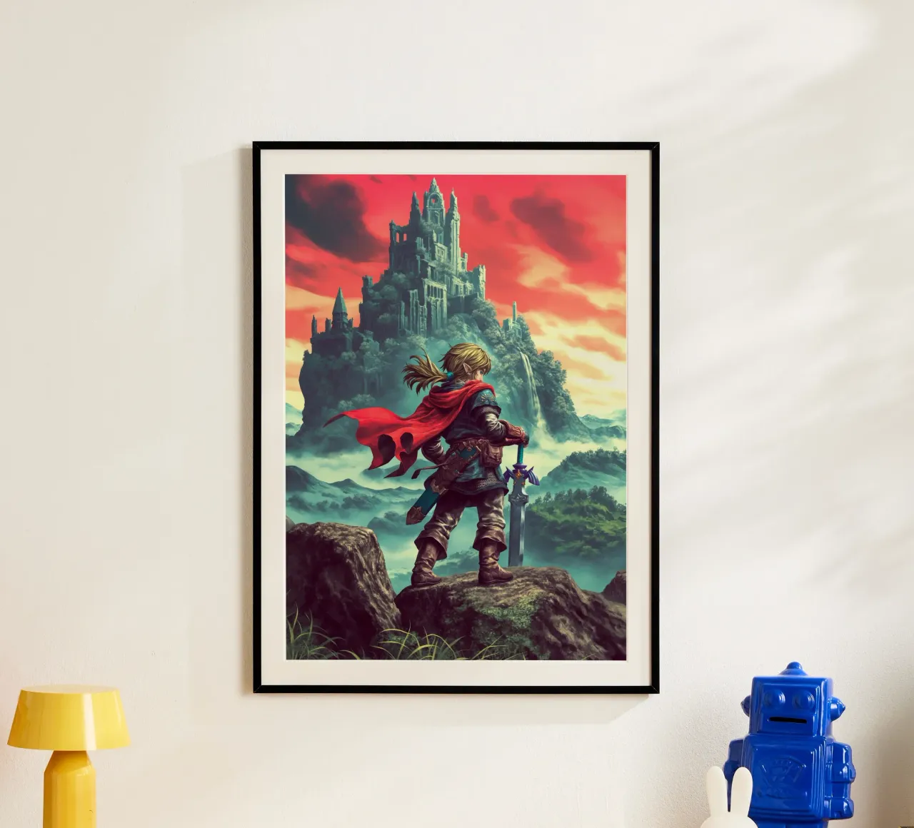 Link La leggenda di Zelda Videogioco poster da Fleur de Lys