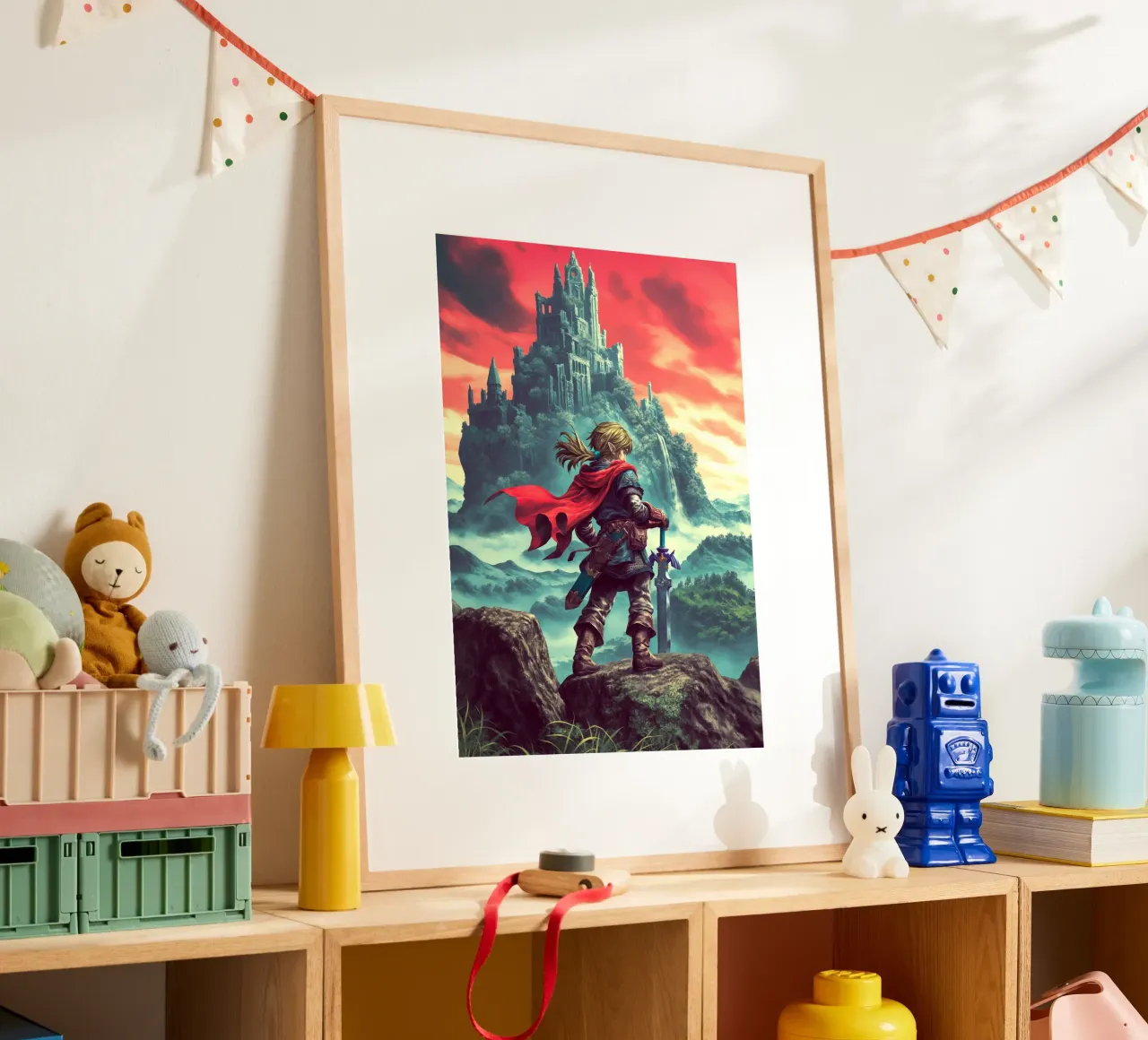 Link La leggenda di Zelda Videogioco poster da Fleur de Lys