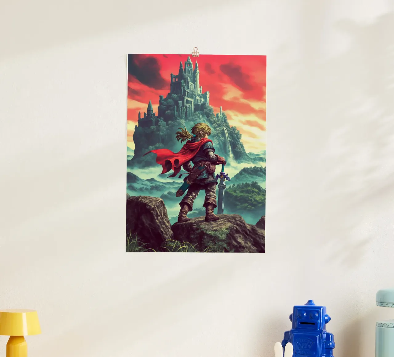 Link La leggenda di Zelda Videogioco poster da Fleur de Lys