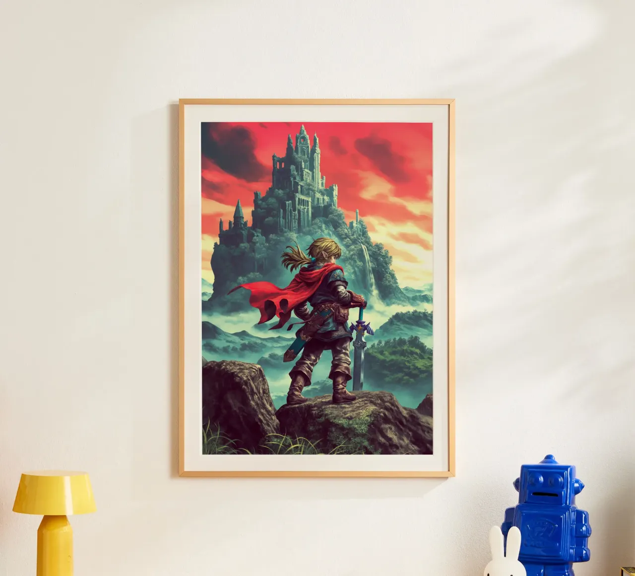 Link La leggenda di Zelda Videogioco poster da Fleur de Lys