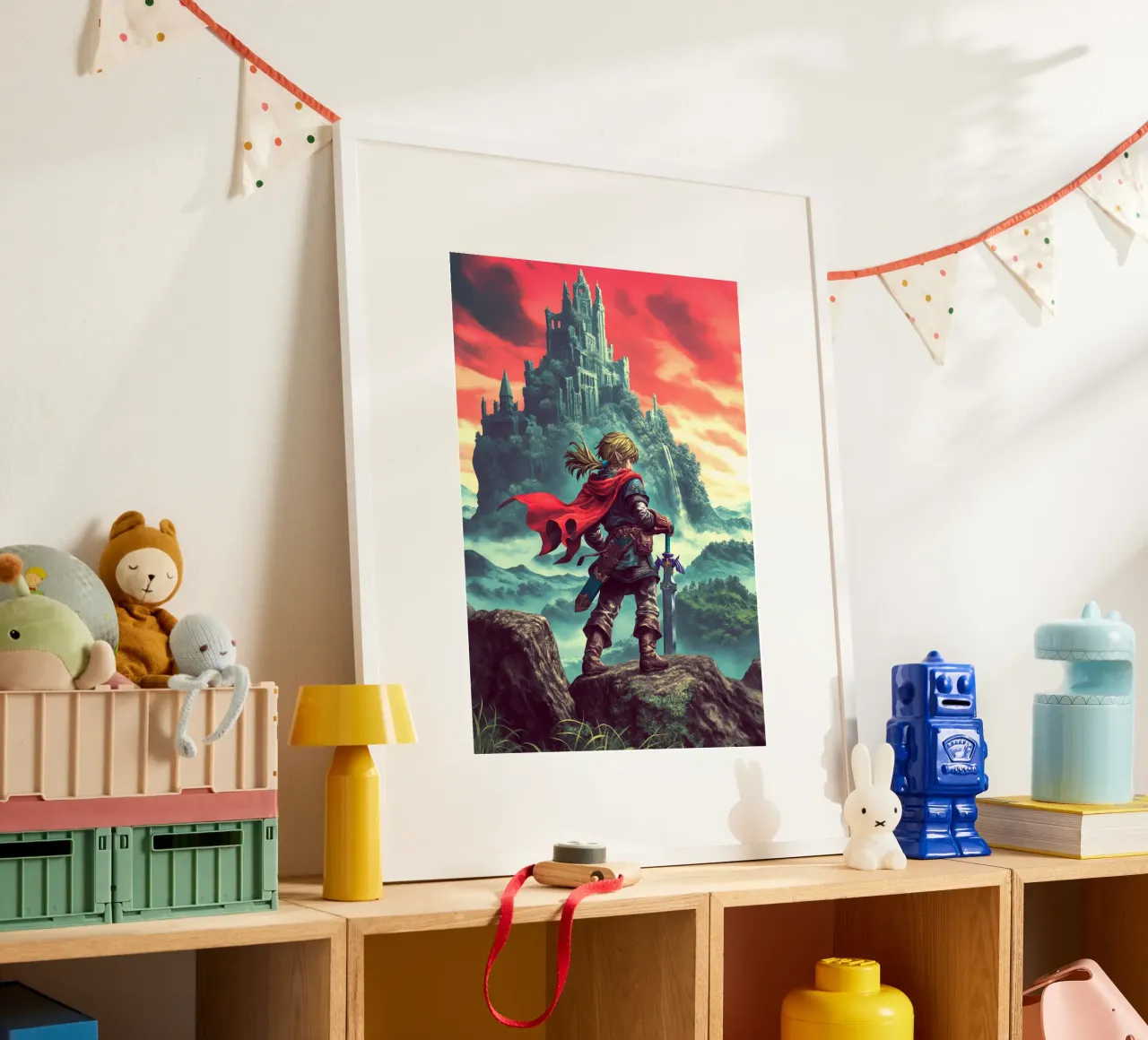Link La leggenda di Zelda Videogioco poster da Fleur de Lys