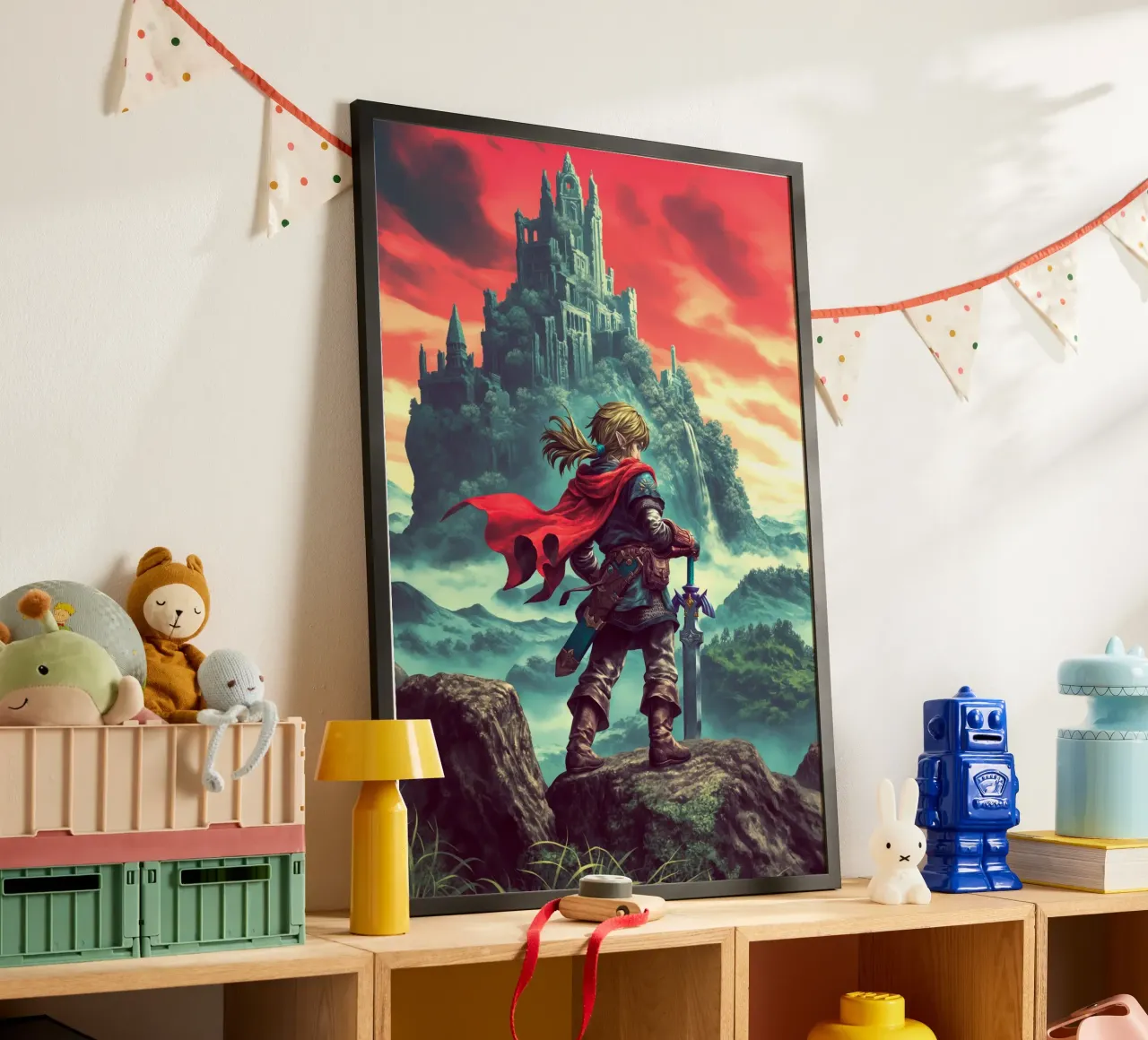 Link La leggenda di Zelda Videogioco poster da Fleur de Lys