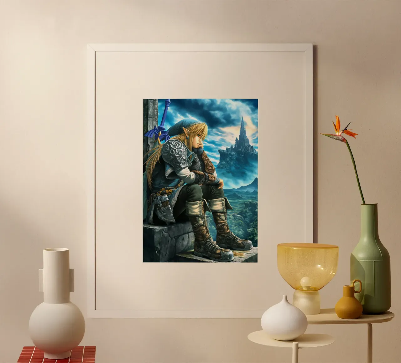 Link The Legend of Zelda Video Game poster by Fleur de Lys
