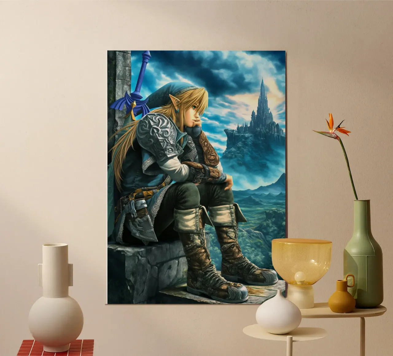 Link The Legend of Zelda Video Game poster by Fleur de Lys