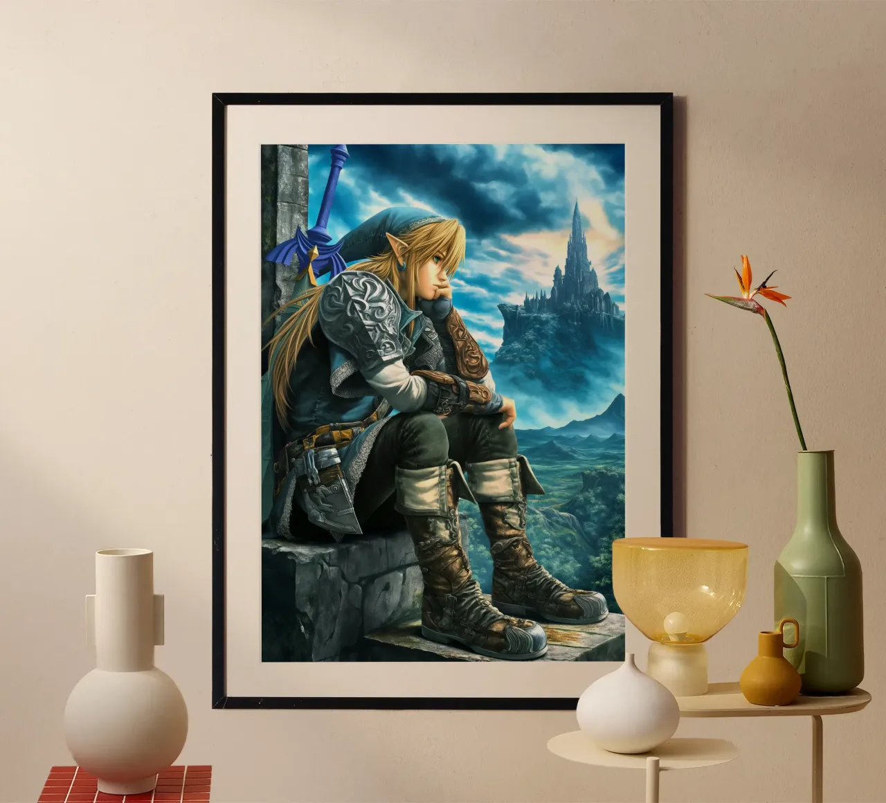 Link The Legend of Zelda Video Game poster by Fleur de Lys