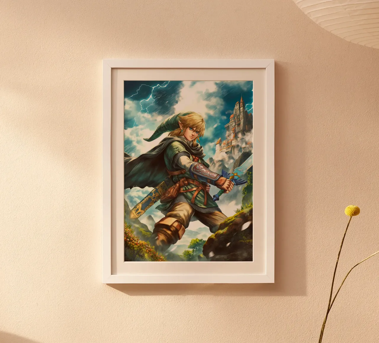 Link The Legend of Zelda Video Game poster by Fleur de Lys