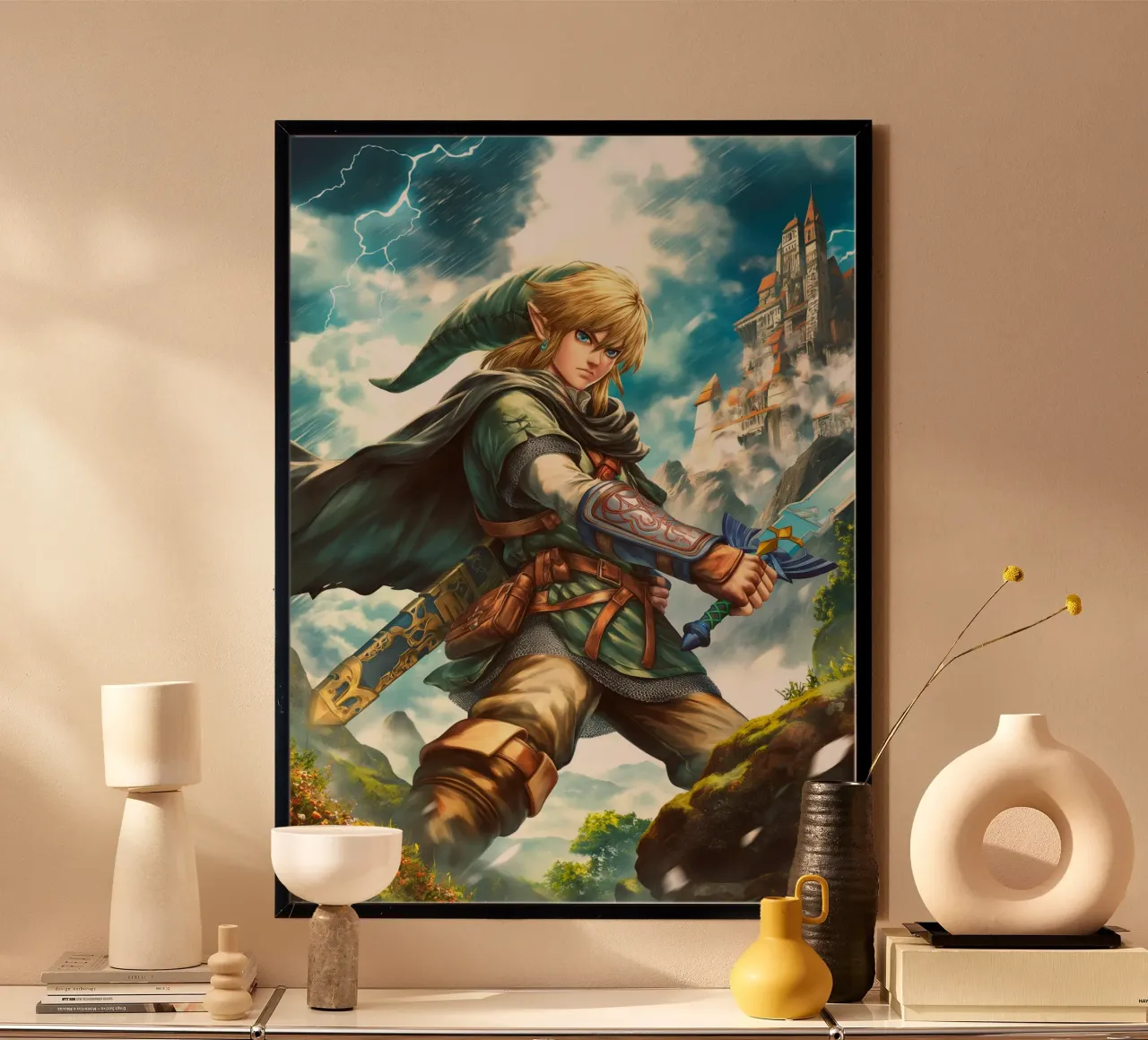 Link The Legend of Zelda Video Game poster by Fleur de Lys