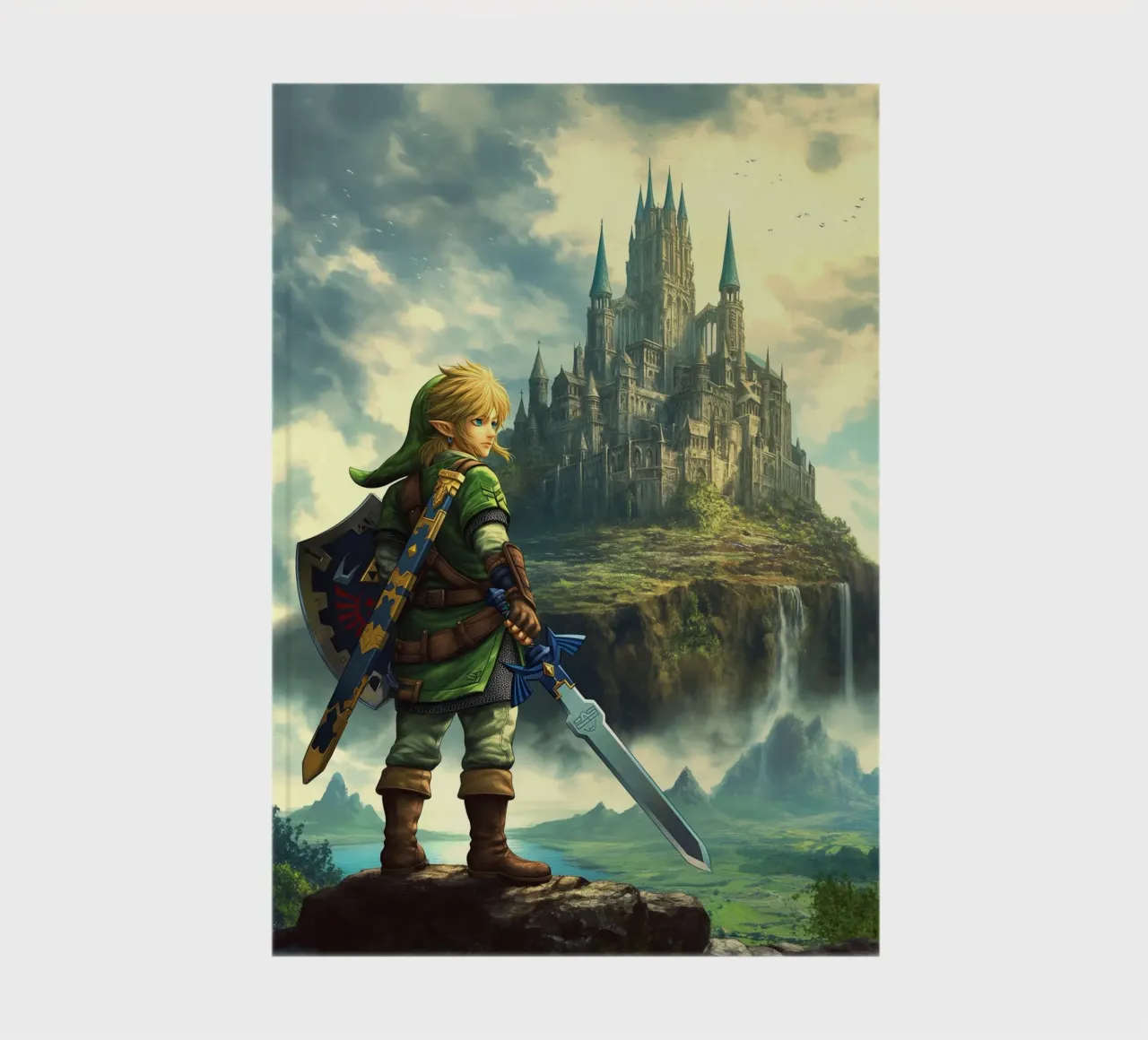 Link The Legend of Zelda Video Game notebook by Fleur de Lys