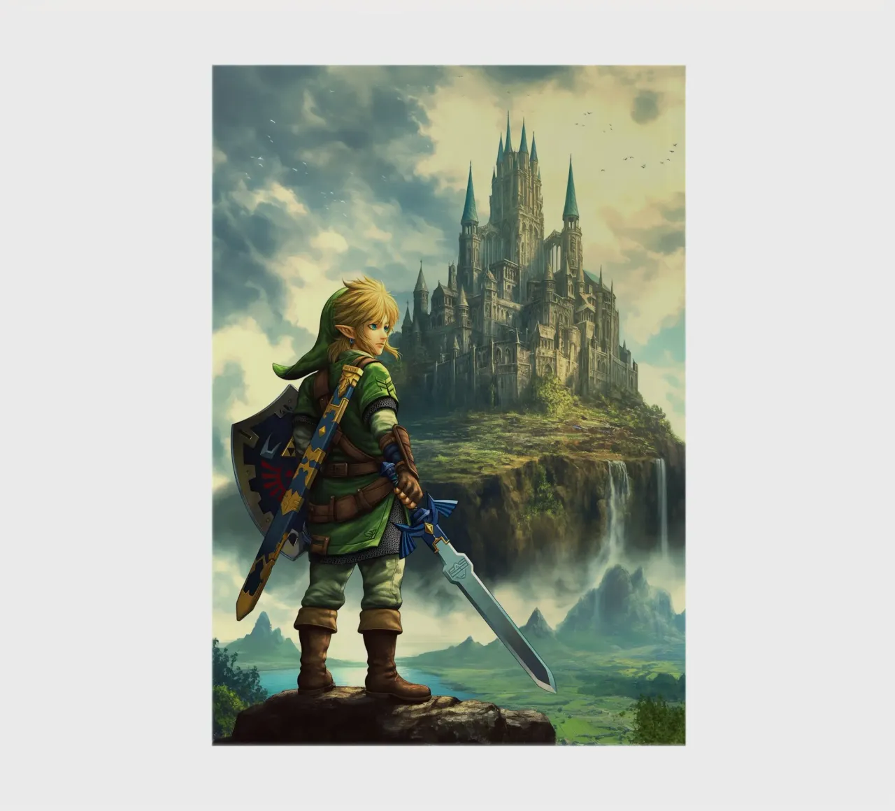 Link The Legend of Zelda Video Game notebook by Fleur de Lys