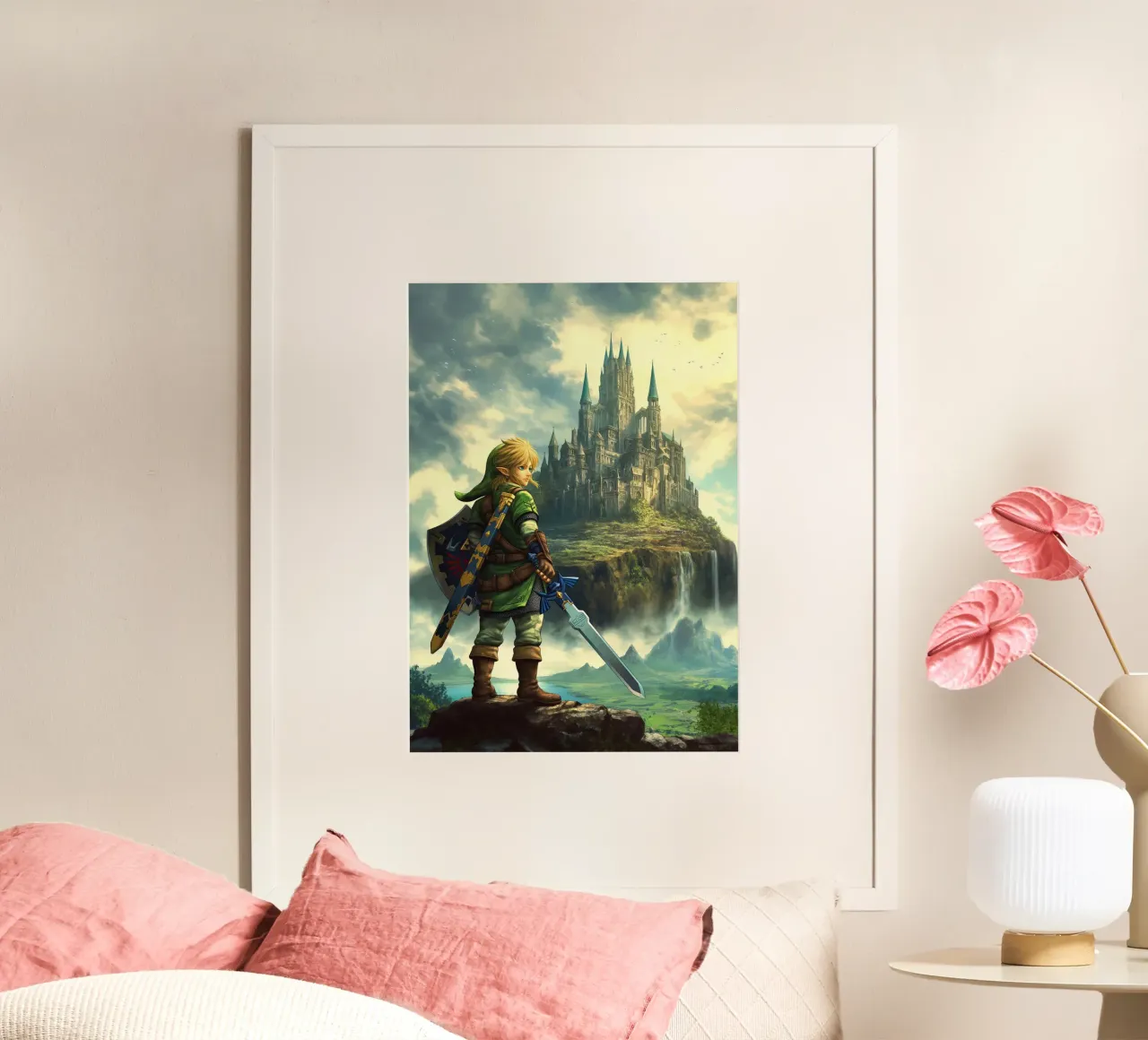 Link La leggenda di Zelda Videogioco poster da Fleur de Lys