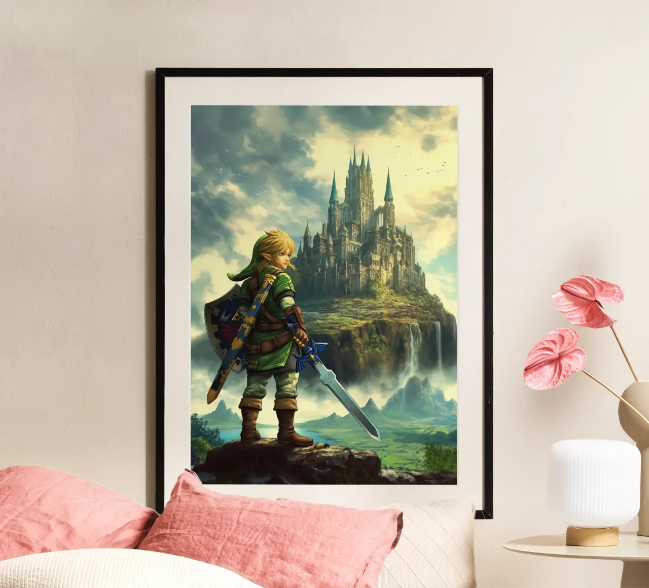 Link La leggenda di Zelda Videogioco poster da Fleur de Lys