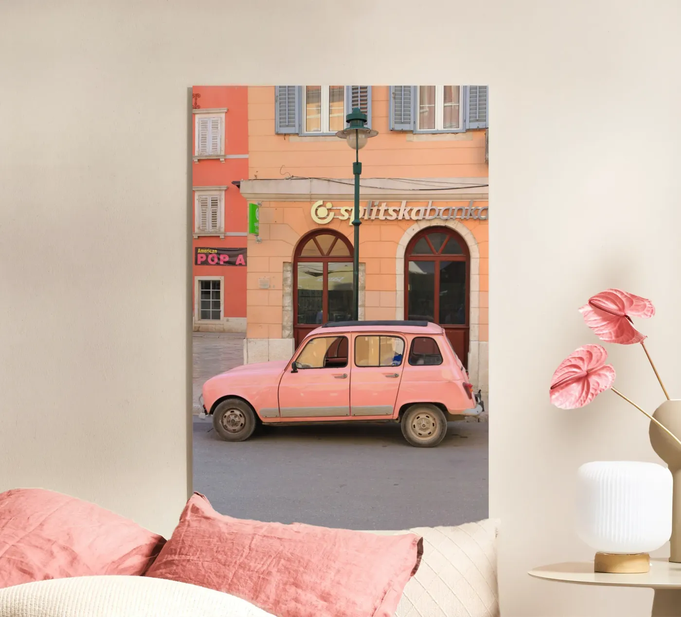 Rosafarbener Renault Acryl-Glas von eyes & tries