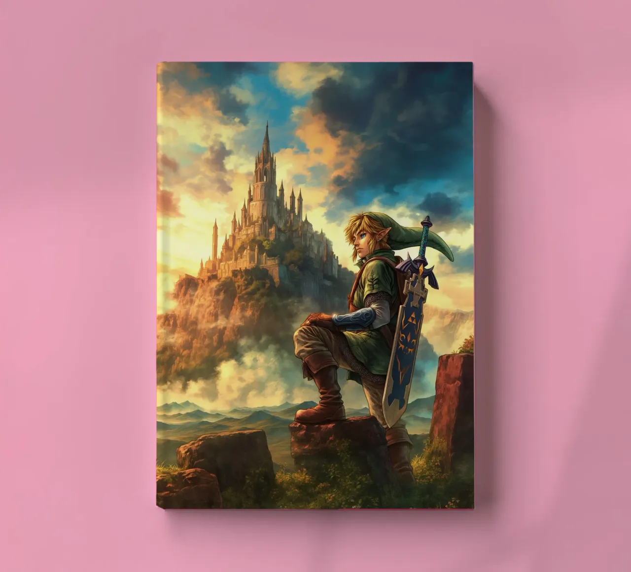 Link The Legend of Zelda Video Game notebook by Fleur de Lys