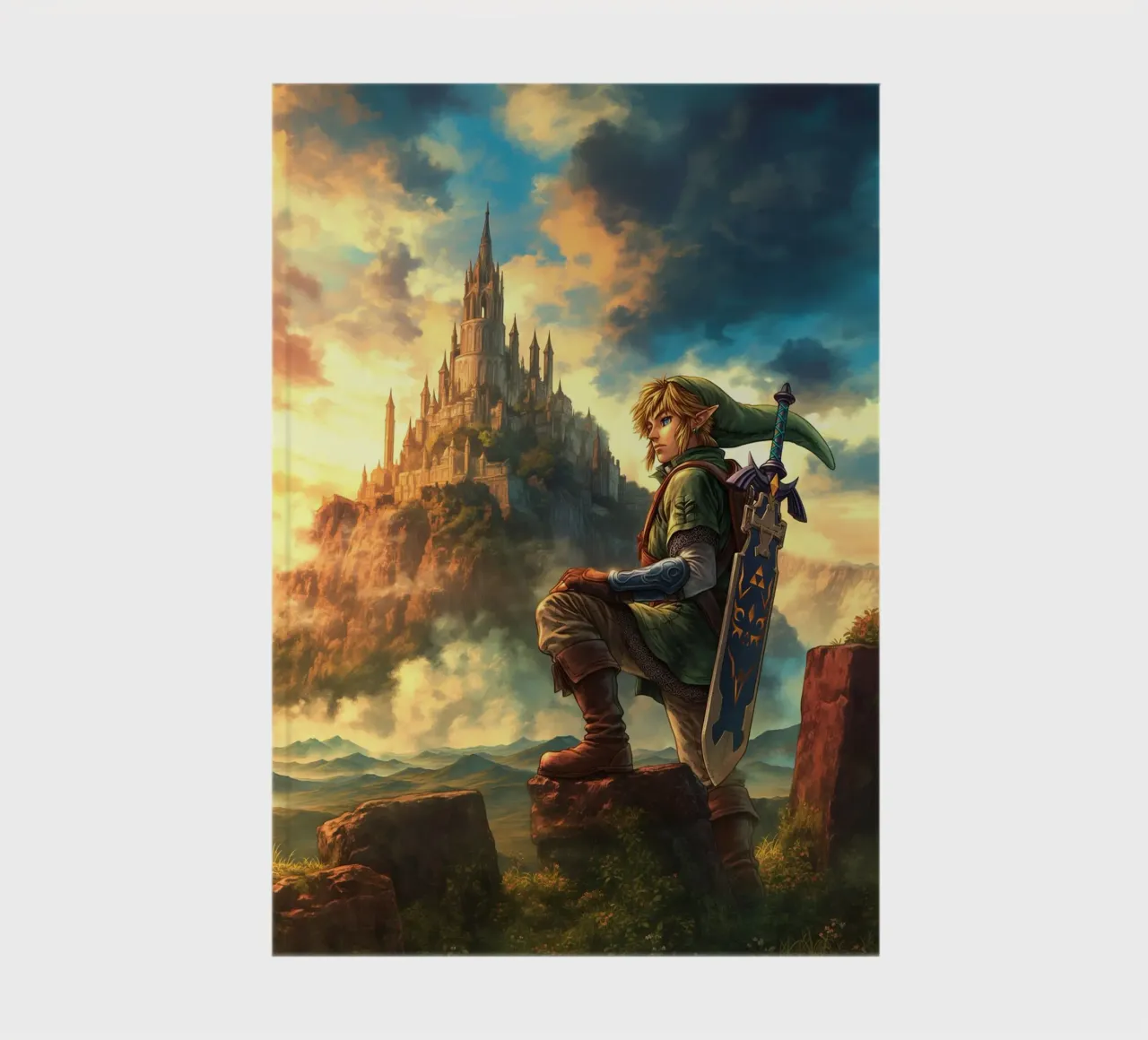 Link The Legend of Zelda Video Game notebook by Fleur de Lys