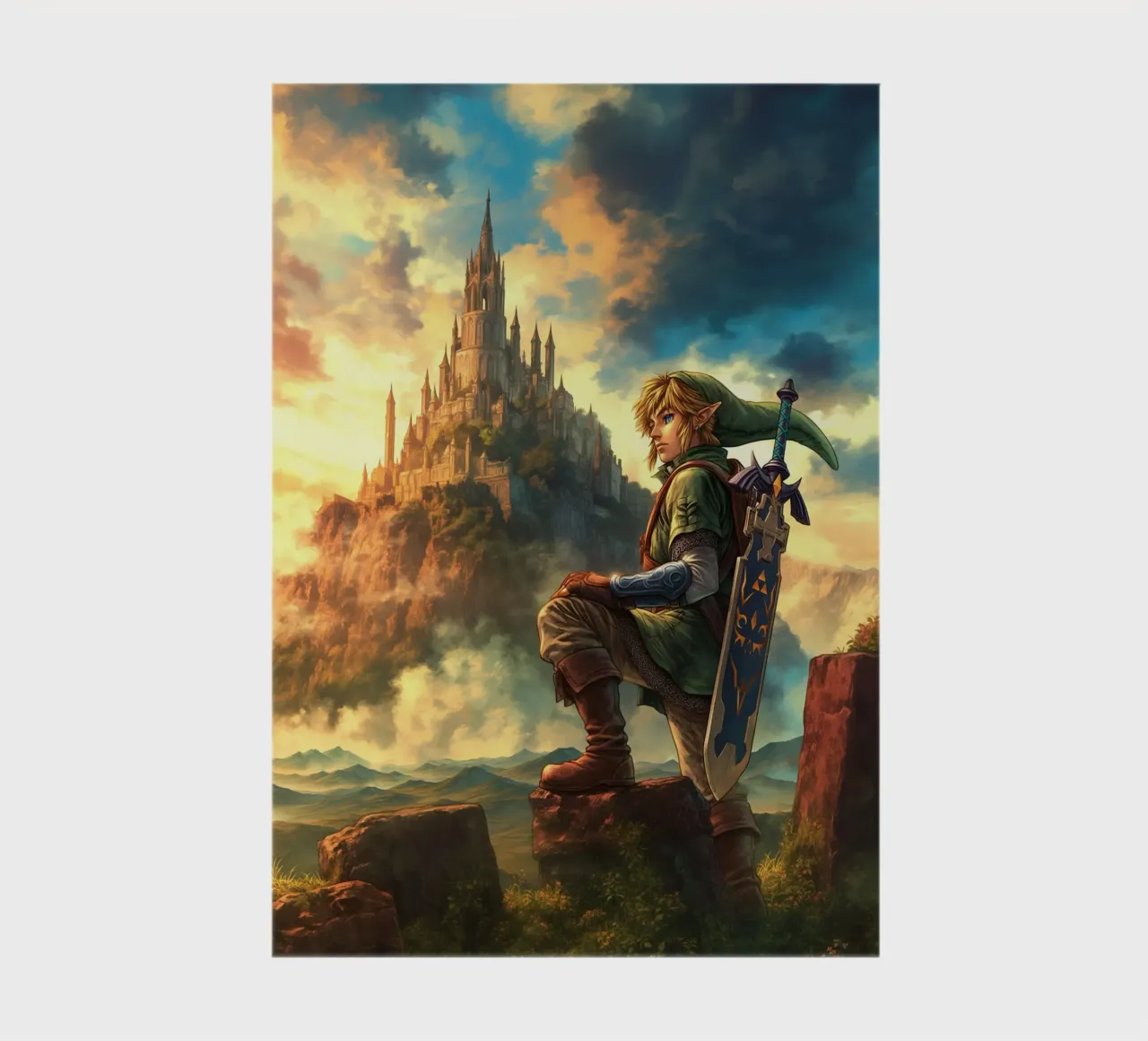 Link The Legend of Zelda Video Game notebook by Fleur de Lys