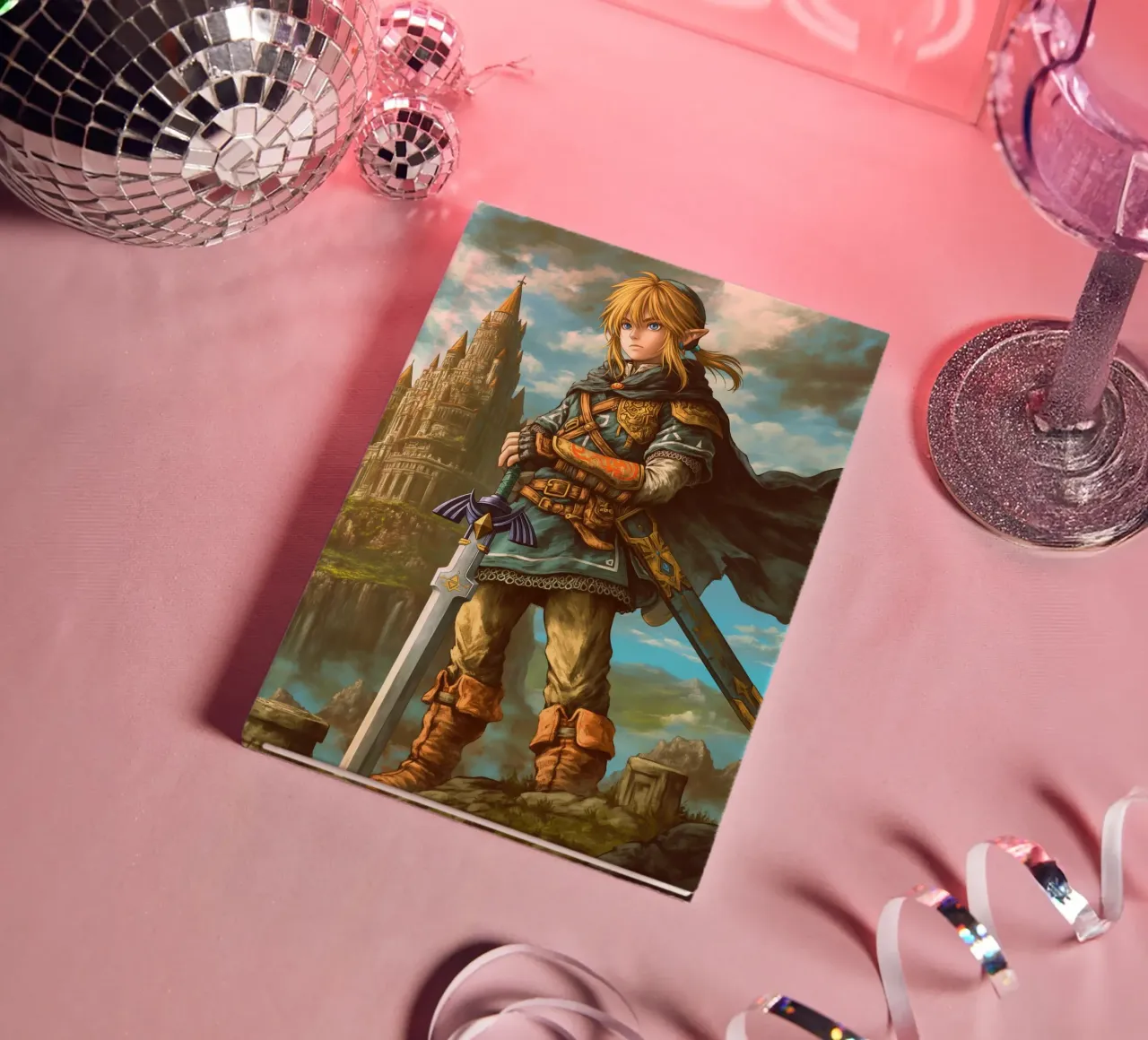 Link The Legend of Zelda Video Game notebook by Fleur de Lys