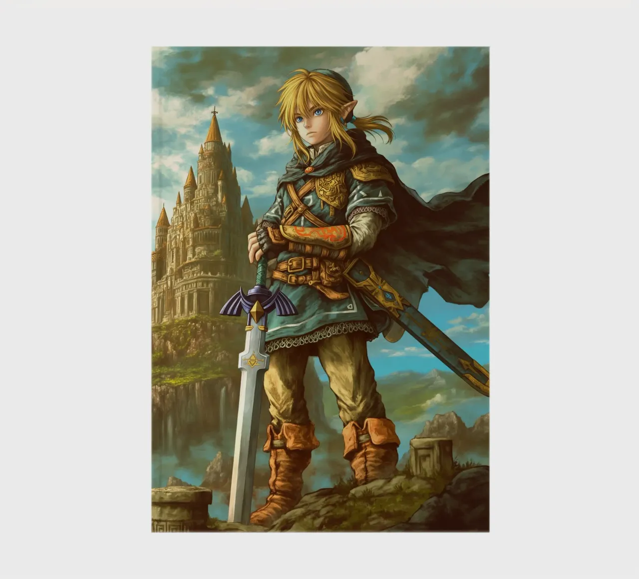 Link The Legend of Zelda Video Game notebook by Fleur de Lys