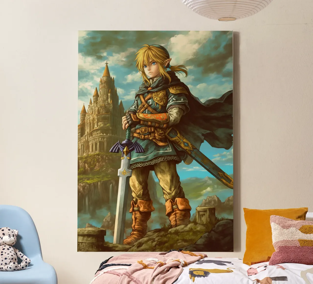 Link La leggenda di Zelda Videogioco tela con Cornice a cassetta da Fleur de Lys