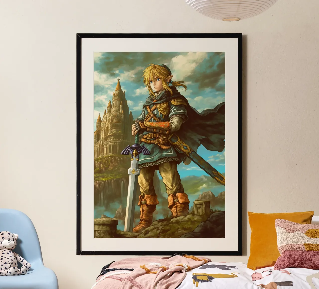 Link The Legend of Zelda Video Game poster by Fleur de Lys