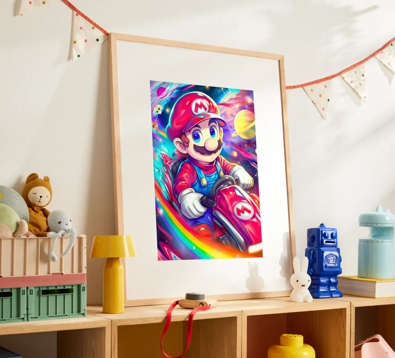 Super Mario carta hahnemühle da Fleur de Lys