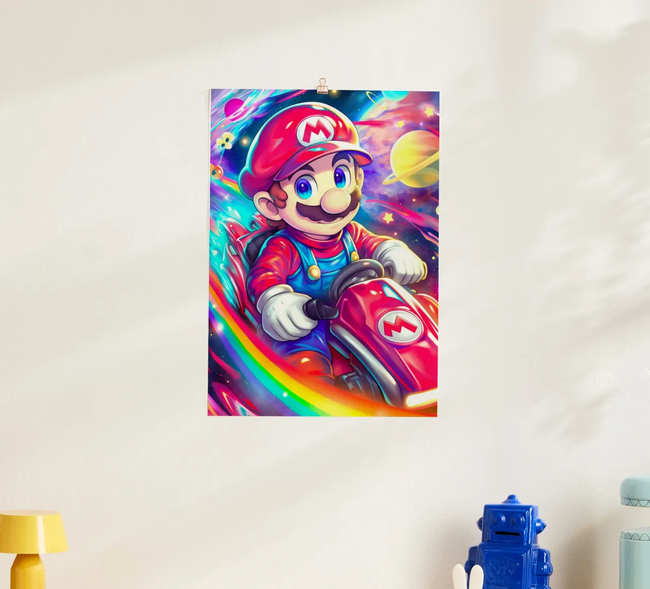 Super Mario carta hahnemühle da Fleur de Lys