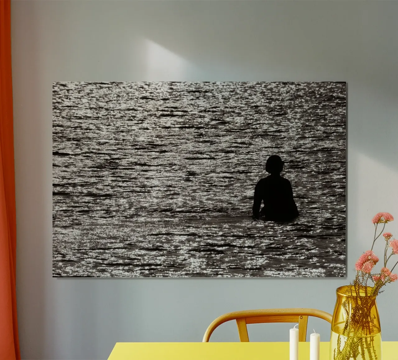 Scene da Eilat #10 poster con telaio in alluminio da Tal Paz-Fridman